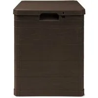 ONDIS24 Kissenbox Aufbwahrungsbox Madera Mini Holz-Optik, 90L, abschließbar Truhe