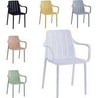 VORTIVO Gartenstuhl stapelbar – wetterfest, bis 200 kg, für Balkon, Terrasse & Esszimmer, bis zu 200 kg belastbar