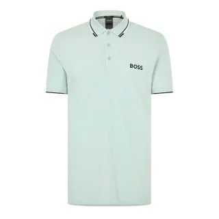 Boss - "Paddy Pro" Poloshirt für Herren, Baumwolle Piqué (Türkises Grün)