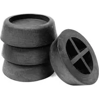 HAC24 Vibrationsdämpfer Universal Schwingungsdämpfer Gummifüße, (4-St), für Waschmaschinen und Trockner