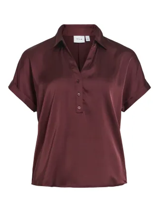 VILA - VIENNA RAVENNA S/S TOP - NOOS Port Royale - Gr. - 40