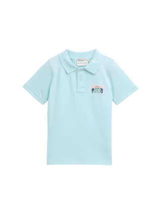 tom tailor kids - Piqué Poloshirt icy blue - Gr. - 92/98