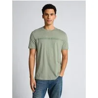 TOM TAILOR Denim T-Shirt T-Shirt T-Shirt in Melange-Optik