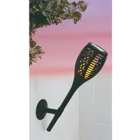 Luna24 simply great ideas... Gartenleuchte Fackel Magic Fire 3in1, Gartenbeleuchtung, Solarleuchte, Solarlampe, LED fest integriert, Fackel mit Solarbetrieb 3 in 1