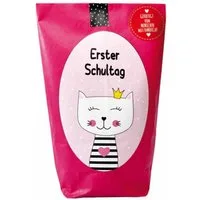 Wunderle Wundertüte Schulstart Katze Wundertüte, ideales Geschenk zur Einschulung, Mitbringsel, perfekt als Geschenk zur Einschulung / Schulanfang