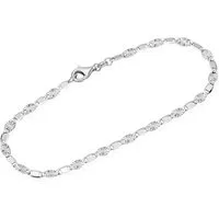 NKlaus Armkette Armband 19cm Fantasiekette 925 Silber glanz Armkette elegante Damen (1 Stück), Made in Germany