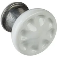 SO-TECH® Möbelknopf Porzellanknopf META Ø 33 mm, incl. Schraube