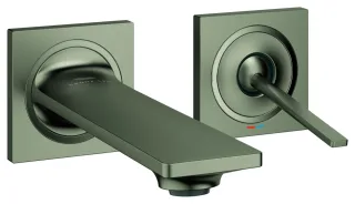 GROHE 2-Loch-Waschtisch-Wandbatterie Allure 19309_2 für 23429 Ausl. 154mm satin graphite, 19309MG2 19309MG2