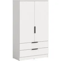 Home affaire Wäscheschrank SKARDE, Kleiderschrank, Schlafzimmerschrank, Schrank (1-St., Höhe: 140 cm, 2 Türen, 2 Schubladen, 1 Kleiderstange) OTTO BESTSELLER, Garderobe, Universalschrank, Flurschrank, Schrank