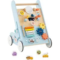 COSTWAY Lauflernwagen, Baby Lauflernhilfe Holz, Montessori