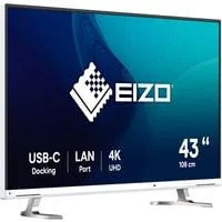 EV4340X-WT, LED-Monitor 108 cm (42.5 Zoll), weiß, UltraHD/4K, IPS, Fernbedienung, USB-C