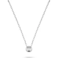 CHRIST Collier CHRIST Damen-Kette 375er Weißgold 1 Diamant