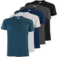 ALPIDEX Rundhalsshirt ALPIDEX T-Shirts Herren 5er Set Rundhals – in vielen Farben & Größen