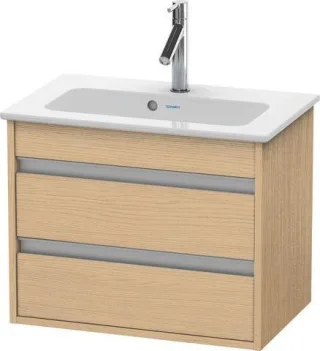 Duravit Ketho Waschtischunterbau wandhängend Natur Eiche Matt 600x385x480 mm - KT645203030 KT645203030