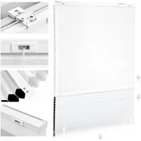 Sekey Wabenplissee Day+Night Wabenplissee Verdunkelung ohne Bohren verspannt Lichtschutz, ohne/ mit Bohren, Lichtdurchlässig & 100% verdunkelnd frei umschaltbar