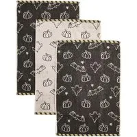 Next Geschirrtuch 3er-Set Geschirrtücher aus Frottee, Halloween, (3-tlg)