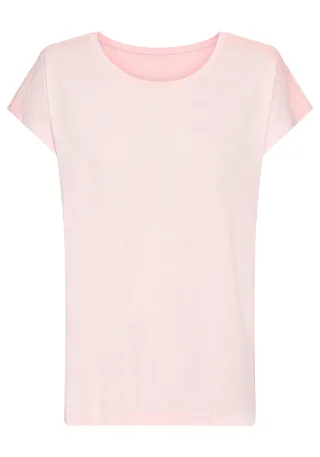 LASCANA - LASCANA LAS pretty lace T-Shirt rose - Gr. - 34