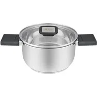 RESTO Kitchenware Kochtopf Anser, energiesparend und spülmaschinenfest, im Geschenkkarton, Edelstahl 18/10 (2-tlg), Geeignet für alle Herdarten, auch Induktion, mit klappbaren Griffen