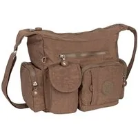BAG STREET Umhängetasche Damentasche Umhängetasche Handtasche Schultertasche Schwarz Braun, als Schultertasche, Umhängetasche tragbar