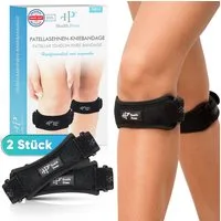 Health Press Kniebandage Patellasehnen-Kniebandage, Dermatologisch getestet
