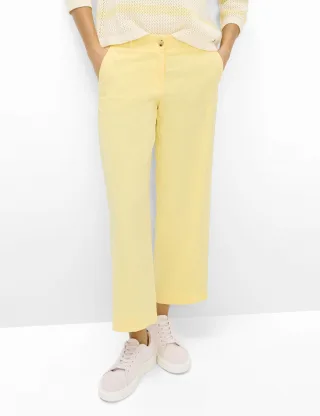 Brax Damen Culotte Style MAINE S BUTTERCUP, hellgelb, Gr. 34K