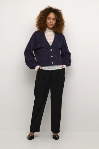 Strickjacke Baggy fit purple