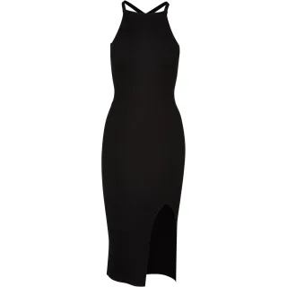 Urban Classics - Midikleid Gekreuzte Rückenträger für Damen (Schwarz)