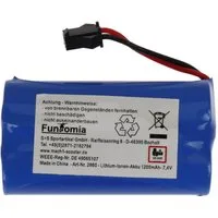 FunTomia 7,4V 1200mAH Lithium ersatz Akku venezianisches RC Boot /Auto Akku 1200 mAh (7,4 V, 1 St)
