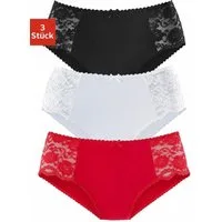 petite fleur by Lascana Hüftslip (3er-Pack) aus elastischer Baumwoll-Qualität