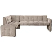 exxpo - sofa fashion Essbank Barista, bequem und elegant, hohe Bodenfreiheit, Eckbank Barista bequem und elegant, hochwertige Detailverarbeitung
