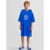MINOTI Badeponcho mit bequemer Kapuze und trendigem Surf-Motiv