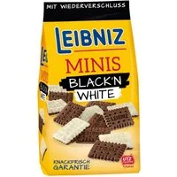 LEIBNIZ Kekse, Leibniz Minis Black n White Butterkekse mit weißer Schokolde 125g
