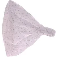 La Bortini Kopftuch Kopftuch Sommer Mütze für Baby Kinder Sommertuch Bandana, aus reiner Baumwolle, in Weiß, mit Herzen