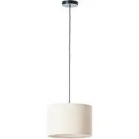 LeGer Home by Lena Gercke Pendelleuchte Kathleen, ohne Leuchtmittel, Cordstoff, Höhe 150 cm, Ø 35 cm, E27, kürzbar, beige