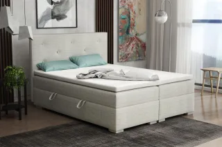 Boxspringbett Schlafzimmerbett PADUA 200x200cm inkl.Bettkasten
