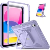 Fintie Tablet-Hülle für iPad 11./10. Generation 11/10,9 Zoll 2025/2022[Tuatara Magic Ring], 360 Grad drehbarer Griff Ständer Stoßfest Cover mit Displayschutzfolie