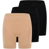 Schiesser Panty 3er Pack Classic Seamless (Spar-Set, 3-St) Shaping-Maxi-Longpant - Figurformend - Nahtlos für unsichtbaren Look
