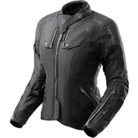 Rebelhorn Motorradjacke Hiker 4 wasserdichte Damen Motorrad Textiljacke Rückenprotektor enthalten,Verbindungsreißverschluss,Ellenbogenpro