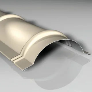 Rundfirst Firstblech | Aluminium | Länge ca. 1872 mm
