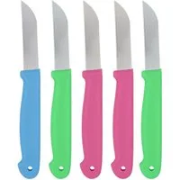 TSB Werk Gemüsemesser 5x Schälmesser Küchenmesser Kartoffelschälmesser, Messer, Gemüsemesser, Obst, Set