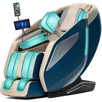 HealthRelife Massagesessel Luxuriöser Entspannungsstuhl, 15 Massage-Modi, Yoga-Stretching (1-St), 55 Zoll SL-Track