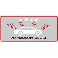 Hermann Schütz Aufkleber Aufkleber Auto-Alarm innenklebend