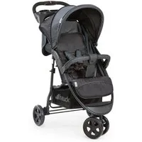 Hauck Kinder-Buggy Citi Neo II - Caviar Stone, Dreirad Sportwagen einhändig faltbar nur 7,5 kg mit Liegeposition
