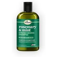 DIFEEL Haarshampoo Rosemary Mint Strengthening mit Biotin Rosmarinöl 354ml, Stärkendes Shampoo für trockenes und strapaziertes Haar, Mit Biotin