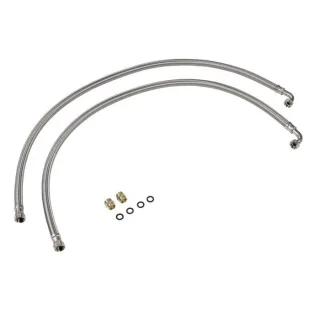 Grünbeck Schlauch-Set 707845 DN 20, Überwurfmutter 3/4"x3/4", 1,5 m, gerade/90°