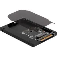 2.5" Konverter U.2 SFF-8639 zu M.2 NVMe schwarz, Key M - 7 mm