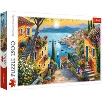 Trefl Puzzle Trefl, Gemalte Landschaft, 1500 Teile Puzzle, 1500 Puzzleteile