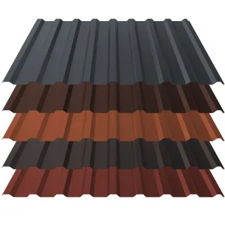 Trapezblech T20+ | Dach | 0,50 mm | Stahl | 50 µm Polyester Superior HB