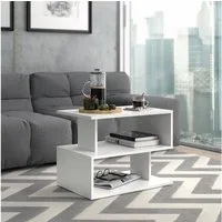 Vicco Couchtisch Shelby, Weiß, 59 x 39 cm (1-St)