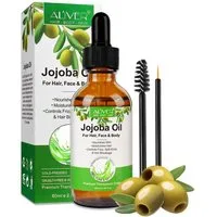ALIVER Haaröl Jojoba Haaröl Haut Wimpern Bio Vegan 60ml Aliver, 1-tlg., Bio Vegan